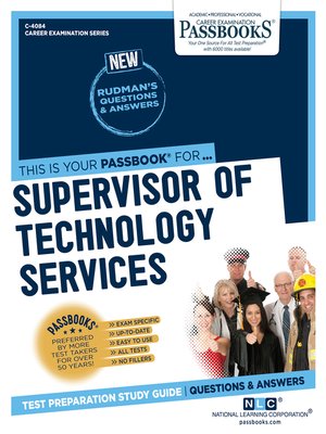 cover image of Supervisor of Technology Services